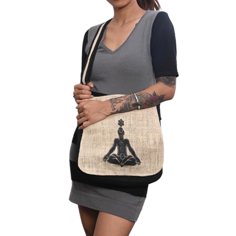 Chakra Printed Crossbody Bag